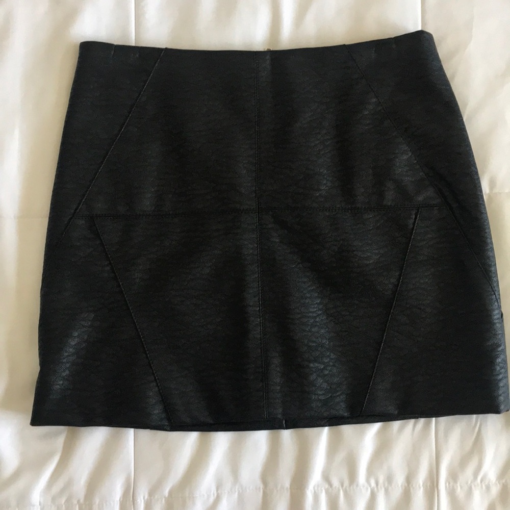 Leather skirt